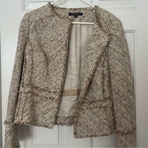 Brooks Brothers Tweed Metallic Short Jacket. Size 8.